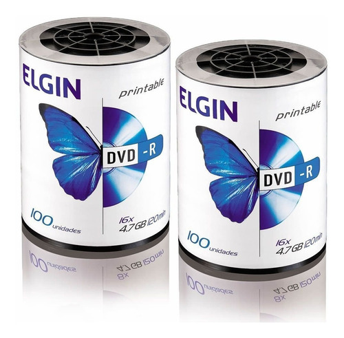 Dvd Virgem Printable Dvd-r 4.7gb/120min 16x Elgin 200un