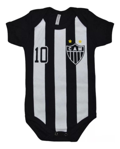 Body,camisa Bebê, Infantil Atlético Mineiro, Galo, Algodão. 