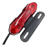 Luz Led Stop Direccionales Con Porta Placa Motos Universal