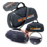 Kit Case Para Jbl Boombox 3 + Protetor Alça E Ombro Premium
