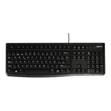 Teclado Logitech K120 Con Cable Color Negro