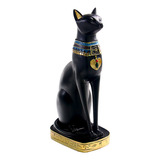 Estatua De Gato Antiguo Egipcio, 9,4 De Alto Estatuilla L