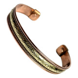 Pulsera Magnética Protección De Cobre Unisex, Ajustable