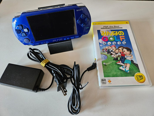 Psp 1000 Metallic Blue Sony Playstation Azul Portatil Japones