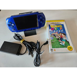 Psp 1000 Metallic Blue Sony Playstation Azul Portatil Japones