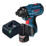 Chave De Impacto Bosch Gdr120-li Bateria 12v Carregador Biv