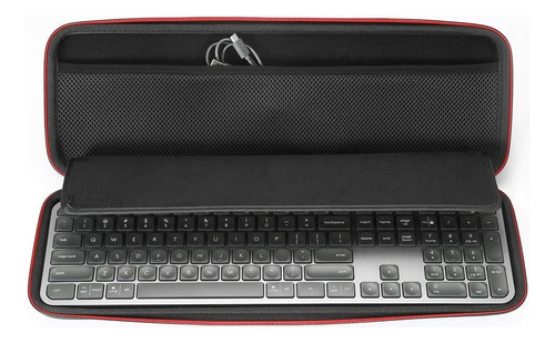 Estuche Rigiddo Para Teclado Inalámbrico Logitech Mx Keys