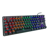 Teclado Mecanico Gamer Gtc Kgg-011 Rgb Switch Blue 80% Tkl