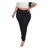 Calças  Plus Size Feminina Cintura Alta Strech Promoção