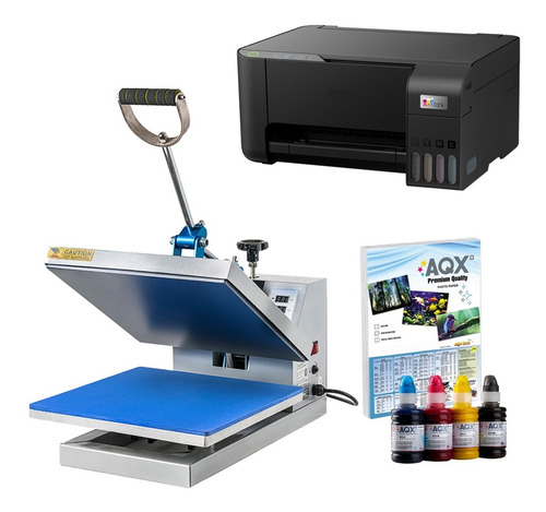 Sublimadora Estampadora 40x60 + Combo Impresora Epson Tintas