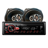 Combo Estéreo Pioneer S215 + Parlantes 6x9 Bravox Gold Line