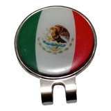 Hat Clip Para Gorra De Golf Con Marca Bandera Mexico 
