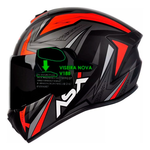 Capacete Vector Draken Axxis Asx Wind Feminino Leve P Moto