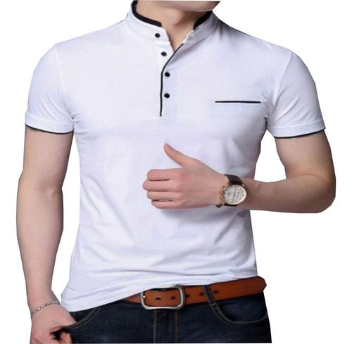 Camisa Polo Ziiip Masculina Po004-az