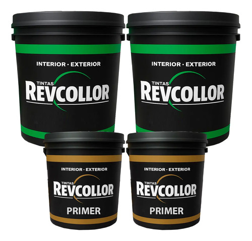 Revcollor Kit Completo 40kg Pedra Natural + Primer | Frete grátis