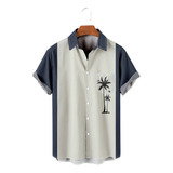 Camisa Hawaiana Unisex Coconut 5 Element, Camisa Playa Pa