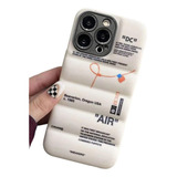 Funda Puffer Para iPhone 11 Pro Con Diseño (blanco)