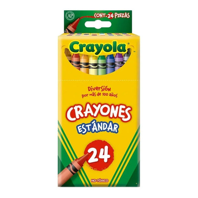Crayones Crayola Estándar Estuche Con 24 Colores Diferentes | Meses sin interés