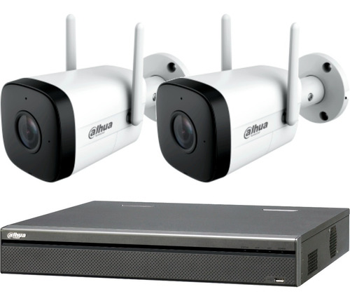 Kit Ip Seguridad Dahua Nvr 8 + 2 Camaras Wifi Vigilancia M3k