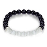 Natural Black Obsidian Crystal Bracelet - Chakra Healing Se.