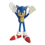 Boneco Sonic 28cm Filme 2020 Articulado Sega Coleção S/juros