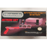 Nintendo Nes Action Set En Caja Original + Super Mario /duck