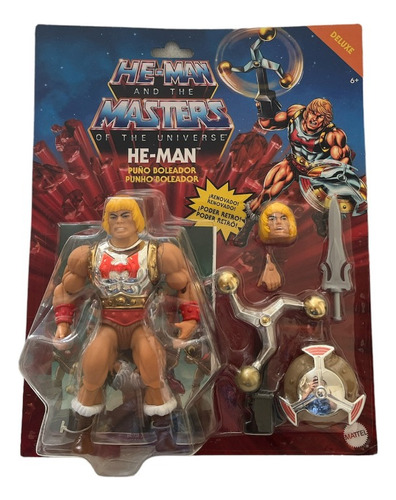 Figura He-man Puño Boleador Masters Of The Universe Deluxe