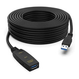 Alargador Cable Usb 3.0 Extensor Activo Macho Hembra 20 Mts