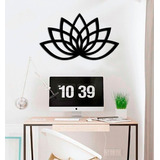 Adesivo De Parede Yoga Flor De Lotus Decoração 100