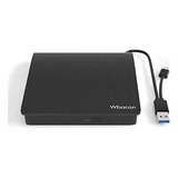 Unidad De Dvd Externa Wbacon Usb 3.0 Tipo C Para Cd/dvd +/-r