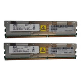 2 Duas Memorias Ecc 4gb Smart Ddr2 2rx4 Pc2-5300f Dell Nfe