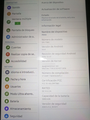 Samsung Galaxy Tab E 9.6 Pulgadas