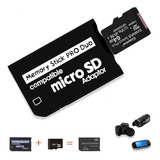 Adaptador Micro Sd A Memory Stick Pro Duo Para Psp Camaras