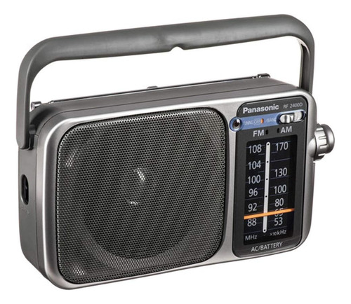 Rf-2400d Radio Am/fm, Plateado/gris