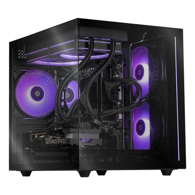 PC Gamer Xtreme PC Gaming NVIDIA GeForce RTX 5060 AMD Ryzen 7 32GB SSD 1TB Sistema Liquido WIFI Black gaming 1080p, estudios y multitarea | Meses sin interés