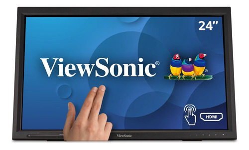 Monitor Touchscreen Viewsonic 24  Altatecnologia Color Negro