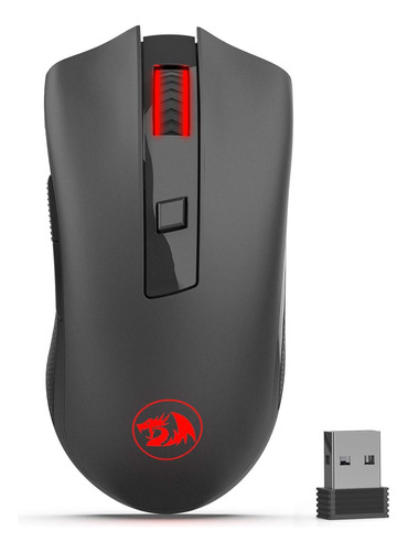 Mouse Gamer Redragon M652 Inalambrico Gris Oscuro