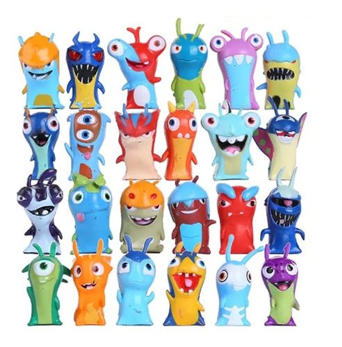 24 Figuras Slugterra Bajoterra Coleccionables - Envío Gratis