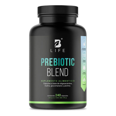 Prebióticos De 240 Cápsulas 100% Natural. B Life Prebiotics Sabor Sin sabor | Meses sin interés