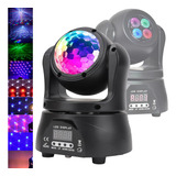 Luces Cabeza Movil Bidireccional Con Led Rgbw 4 En 1