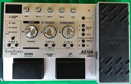 Pedaleira Korg Ax 10a Toneworks Modeling Signal Processor