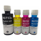 Combo De 4 Tinta Gt53xl Y Gt52 Genericas Para Hp 315/415/530