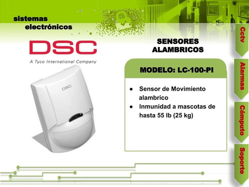 Sensor De Movimiento Alámbrico