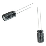 50x Capacitor Eletrolítico 47uf X 63v 105º Kit C/50 Peças