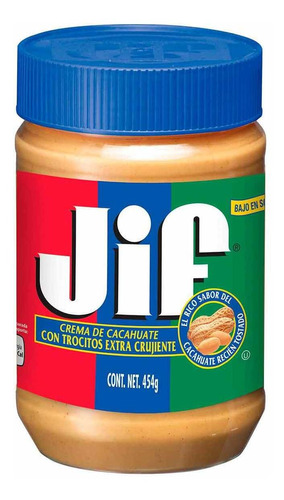 Crema De Cacahuate Jif Crunchy 454g