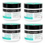 4 Cremas Facial Neutrogena Hidratante Mate 3 En 1 - 100gr 