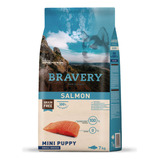 Bravery Alimento Cachorro Raza Pequeña Sabor Salmon 7kg
