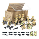 Soldado Juguete Mini Militar Figuras -fuerzas Del Desierto