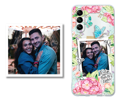 Funda Para Galaxy Flores Personalizada Con Foto Favorita