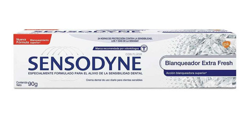 Pasta Dental Sensodyne Blanqueador Extra Fresh En Sensodyne